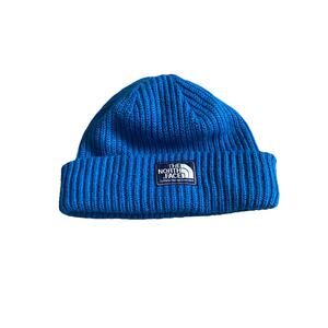the north face thermoball blue beanie one size unisex vintage